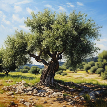 Olive Tree painting Print